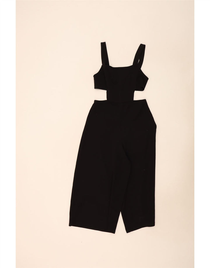 Macacão feminino sem mangas Zara UK 12 médio preto