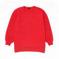Zara moletom feminino oversized jumper UK 10 pequeno algodão vermelho