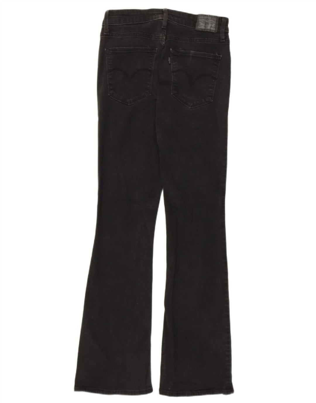 Calça jeans feminina Levi's 725 cintura alta bootcut W29 L32 algodão preto