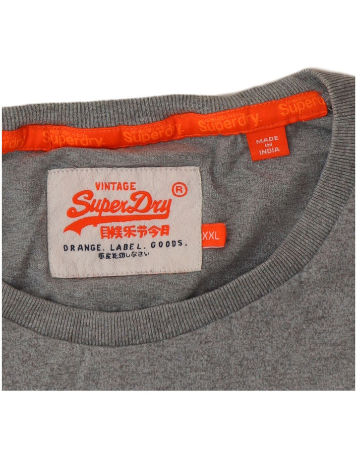 Camiseta masculina Superdry Top 2XL cinza