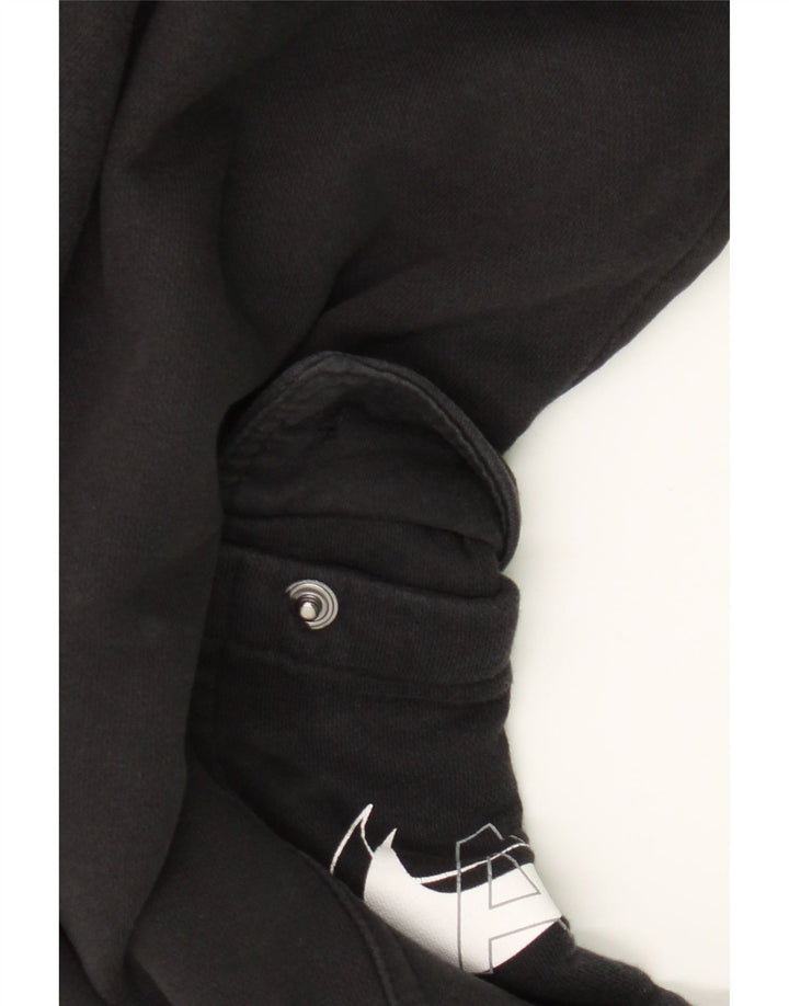 Nike masculino gráfico cargo calças de treino joggers pequeno algodão preto