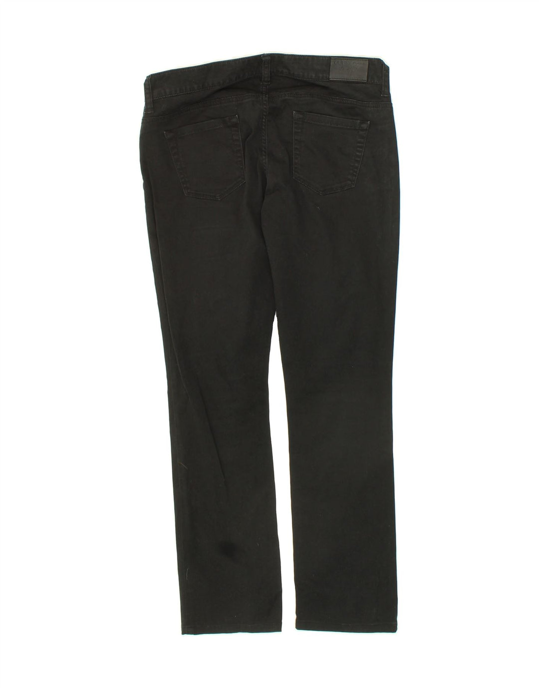 GUESS Womens Slim Casual Trousers W30 L30 Black Cotton Vintage Guess and Second-Hand Guess from Messina Hembry 