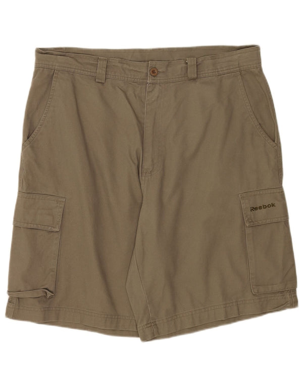 Shorts cargo masculino Reebok XL W38 algodão cáqui