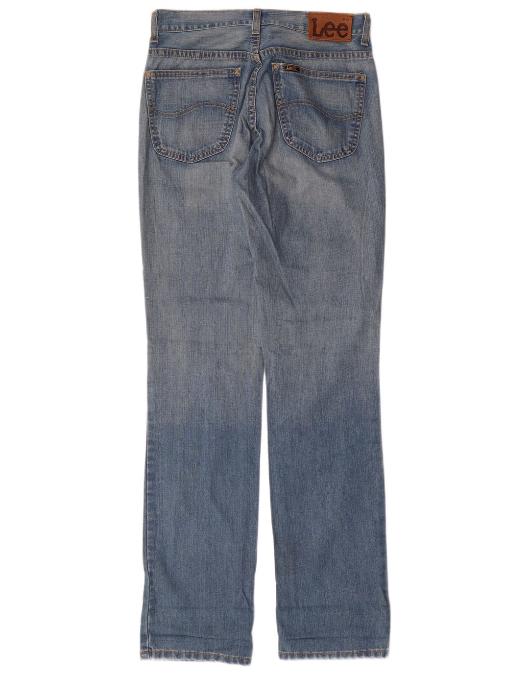 Jeans retos femininos LEE W30 L33 algodão azul