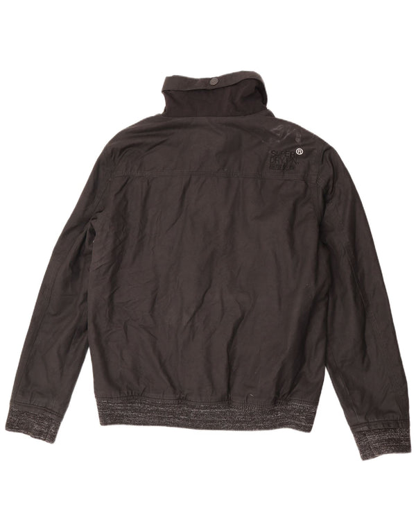 Jaqueta bomber masculina Superdry The Windbomber UK 44 2XL algodão preto