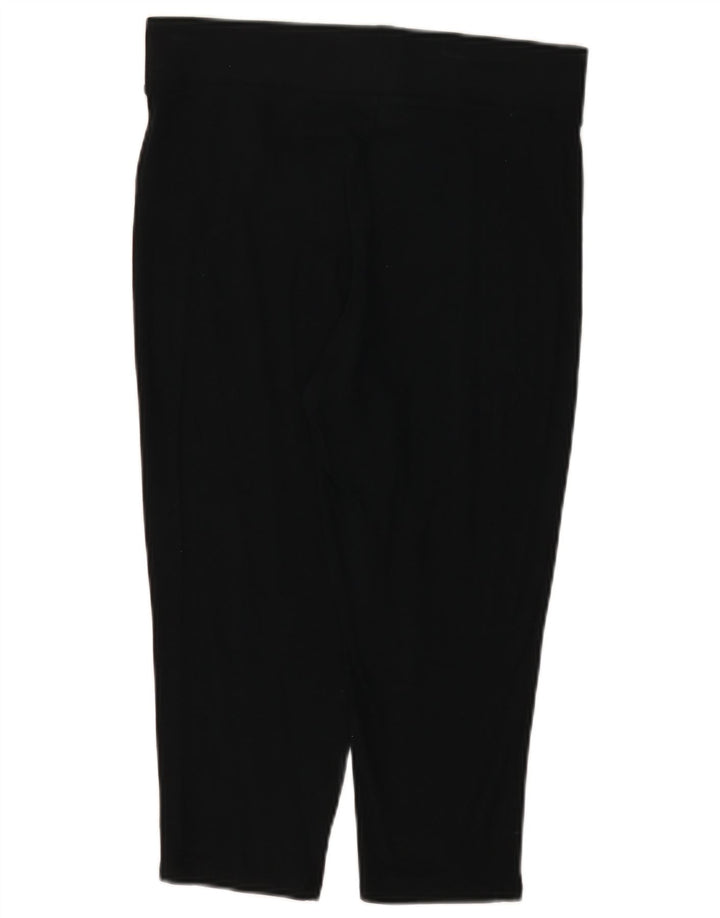 Leggings capri femininas Marks & Spencer Reino Unido 12 viscose preta média