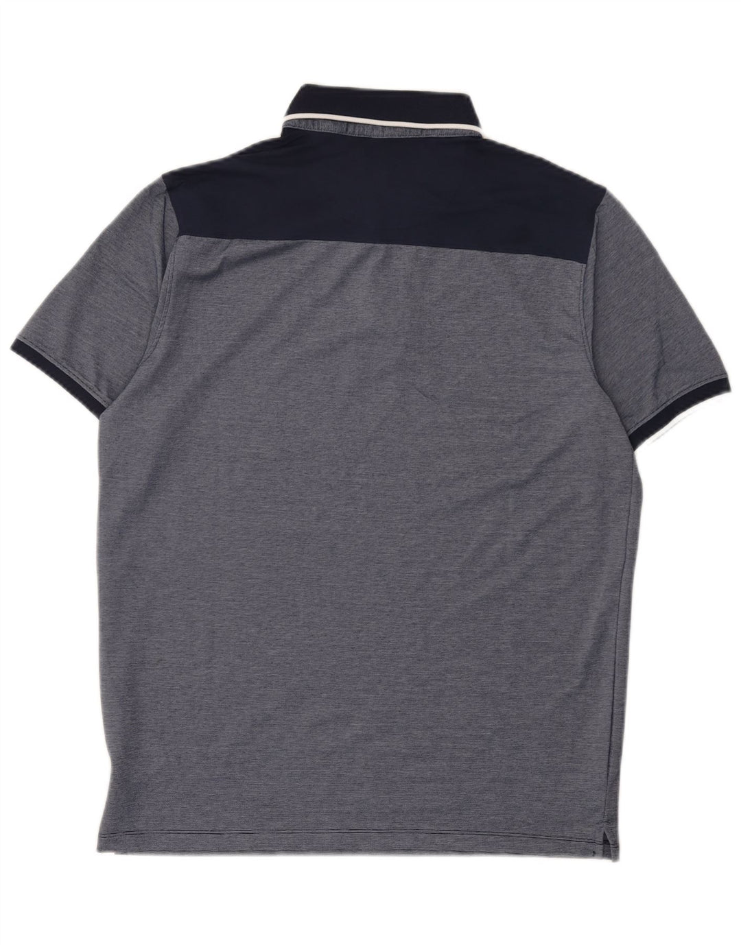 Camisa polo masculina DKNY médio algodão azul marinho
