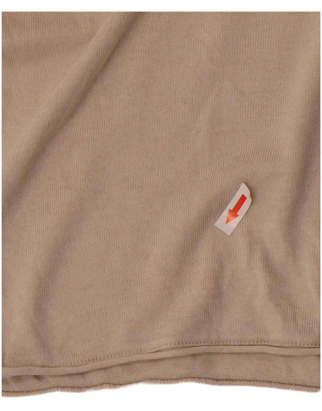 Camiseta masculina Zara Top grande algodão bege