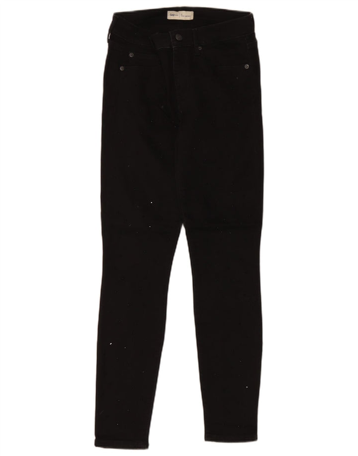 Jeans skinny feminino Gap W26 L28 algodão preto