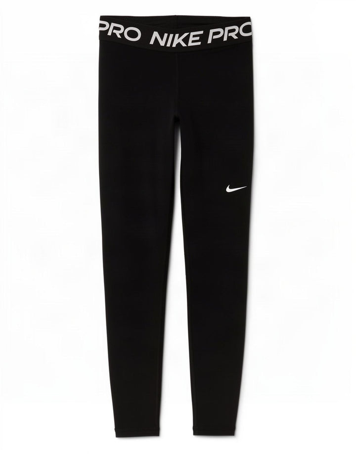 Nike Womens Graphic Leggings UK 8 Pequeno Poliéster Preto