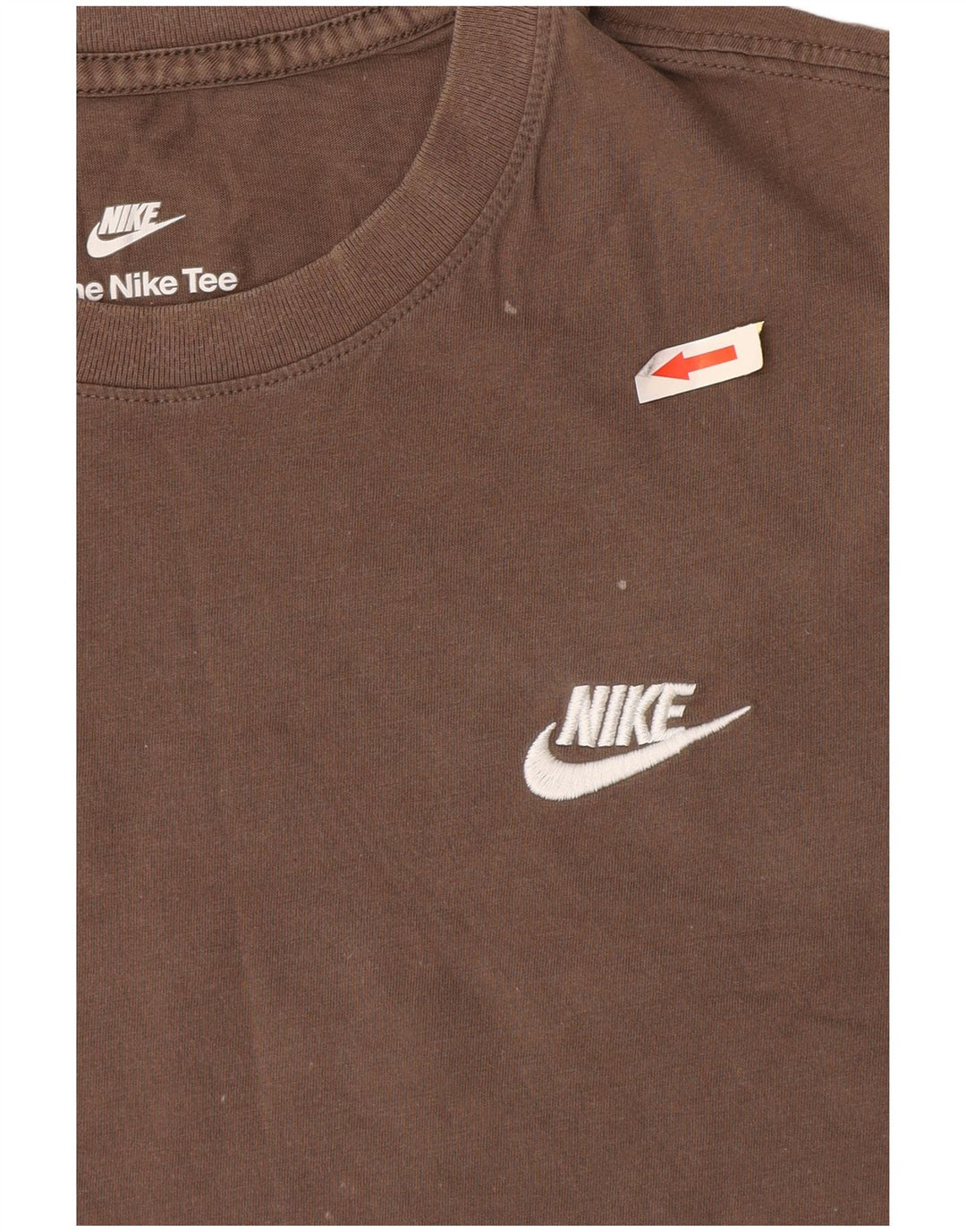 Camiseta masculina Nike Top cinza médio algodão