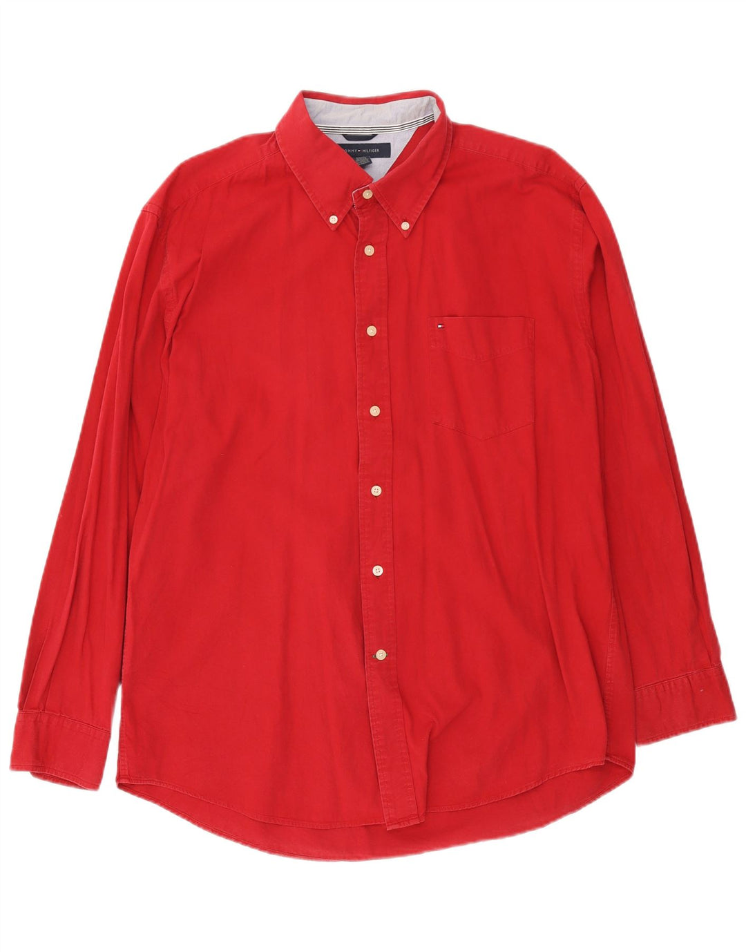 Camisa masculina Tommy Hilfiger XL algodão vermelho