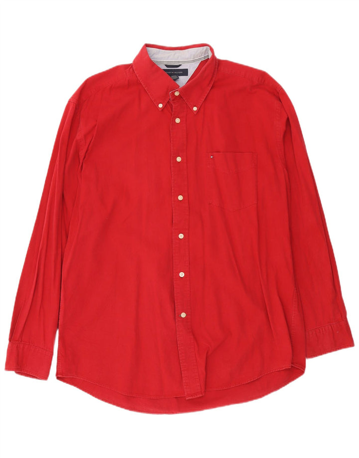 Camisa masculina Tommy Hilfiger XL algodão vermelho