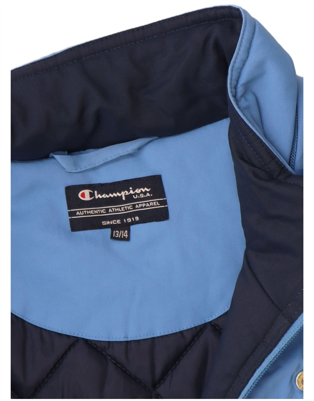 Jaqueta acolchoada Champion Boys 13-14 anos azul nylon