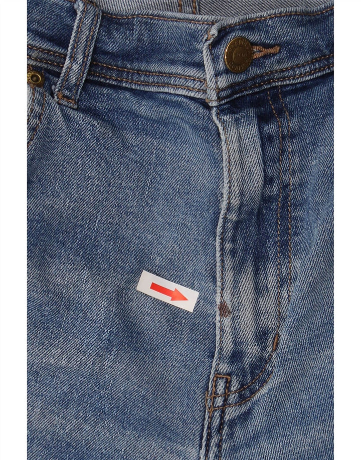 Calça jeans reta masculina WRANGLER regular fit W34 L30 algodão azul