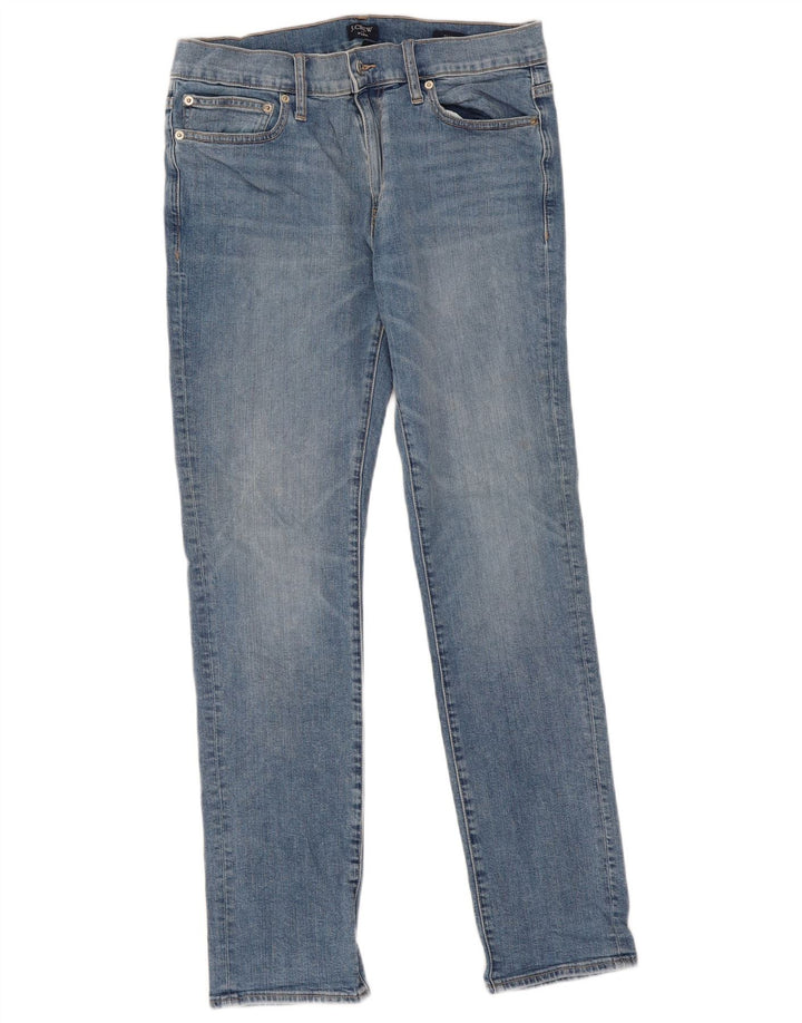 J. Crew Jeans Slim Feminino W31 L32 Azul Algodão