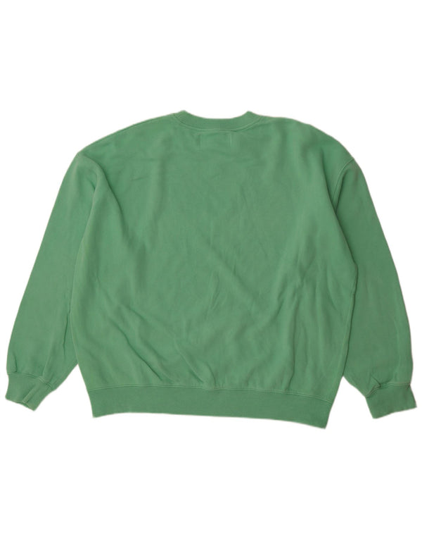 Calvin Klein Jeans Masculino moletom gráfico jumper 2XL algodão verde