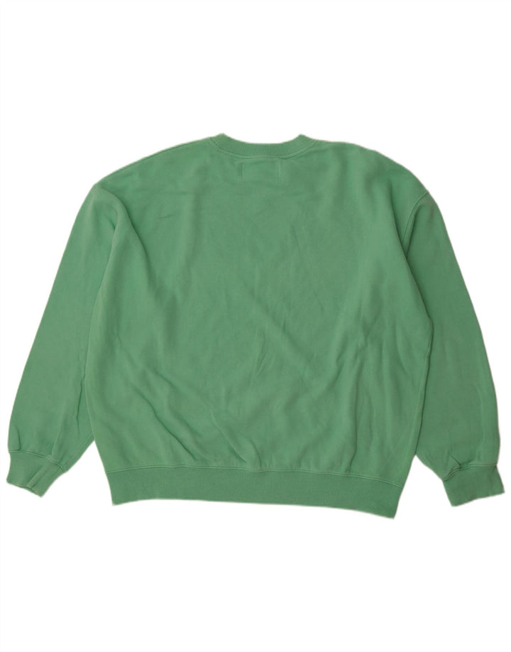 Calvin Klein Jeans Masculino moletom gráfico jumper 2XL algodão verde