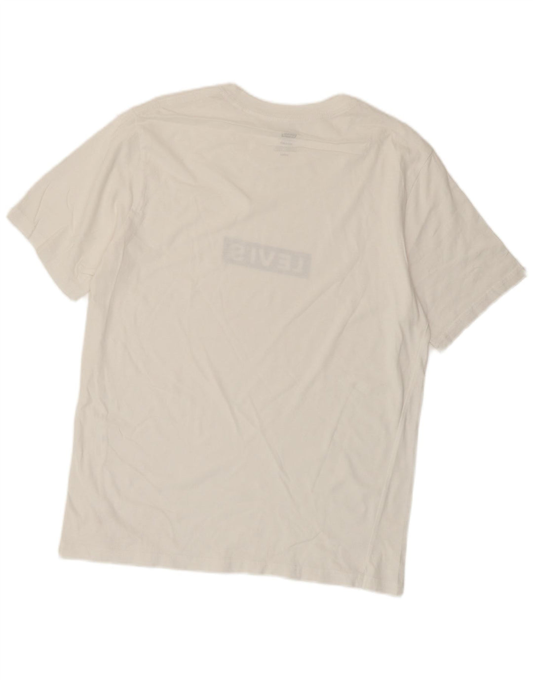 Camiseta masculina Levi's Relaxed Fit Graphic Top Pequeno Branco