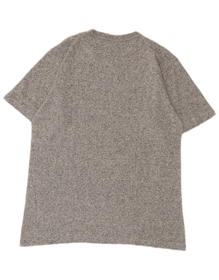 Camiseta masculina gráfica CHAMPION pequena cinza manchada