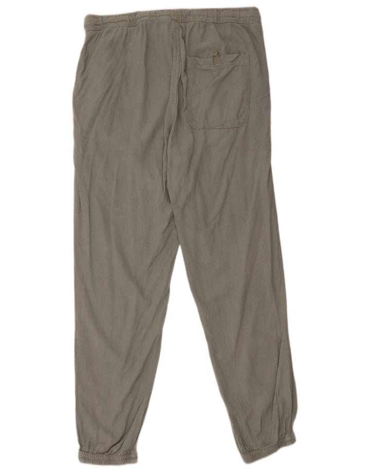 Calça jogger feminina Zara Chino médio W30 L27 cinza viscose