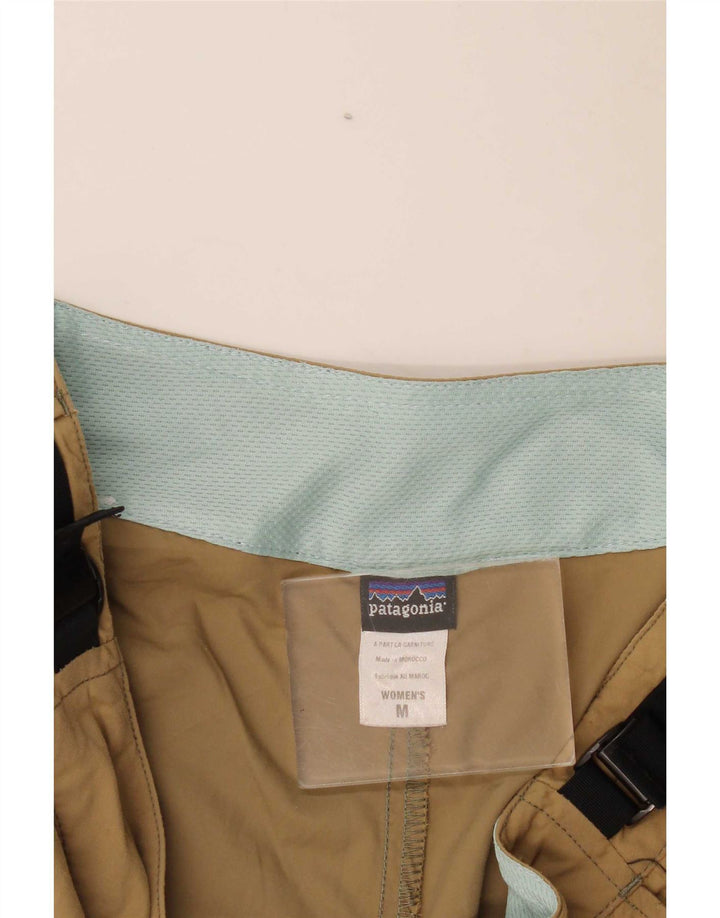 Calça cargo feminina Patagonia para caminhada média W32 L32 nylon bege