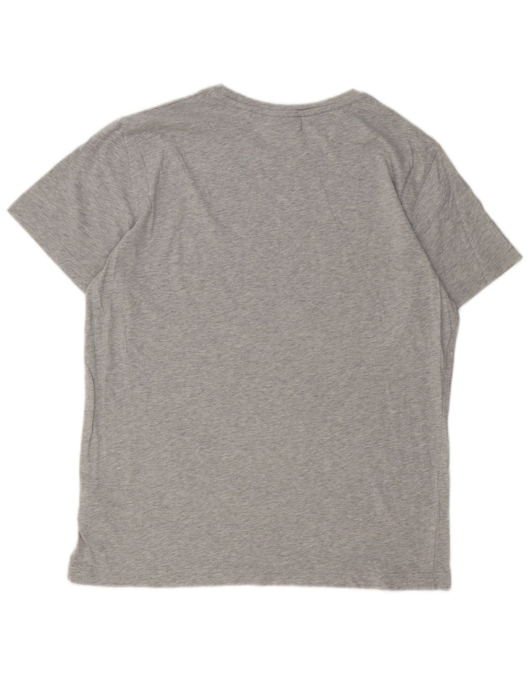 Camiseta masculina Gant com estampa gráfica grande algodão cinza