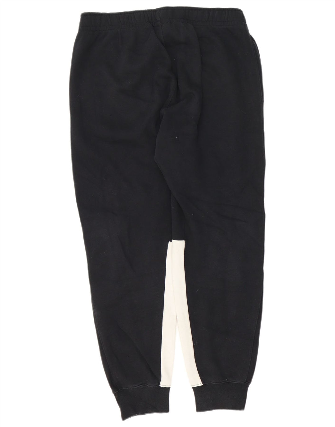 Calça de treino masculina Nike joggers médio preto colorblock algodão