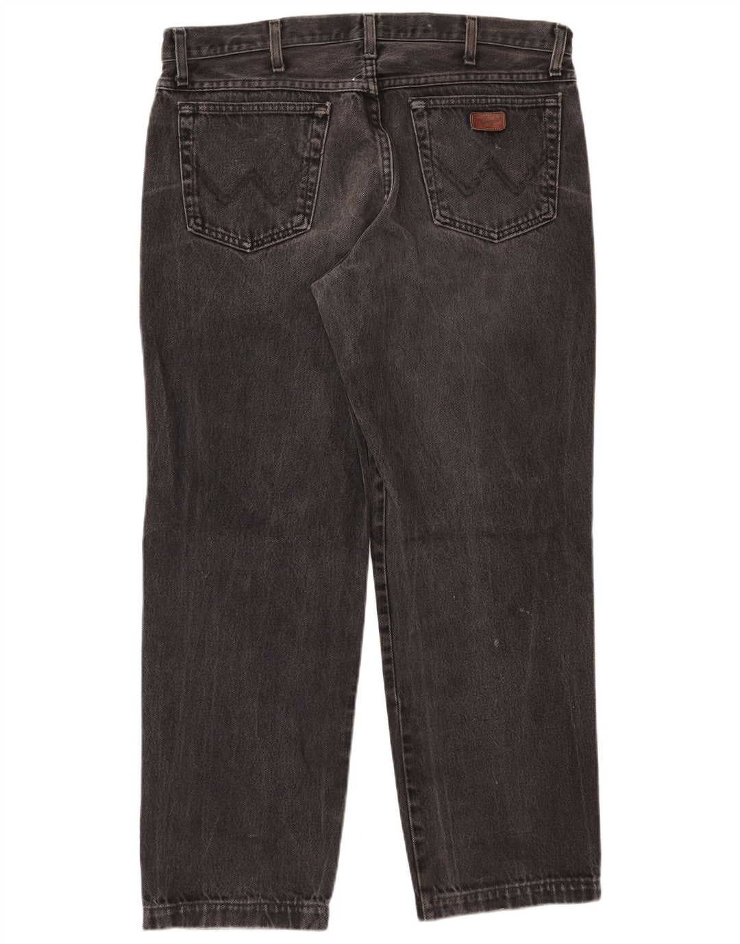 WRANGLER Masculino Indiana Straight Jeans W36 L28 Algodão Preto