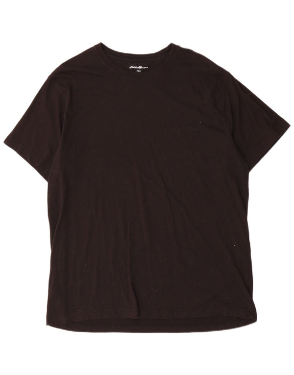 Camiseta masculina Eddie Bauer Top XL algodão preto