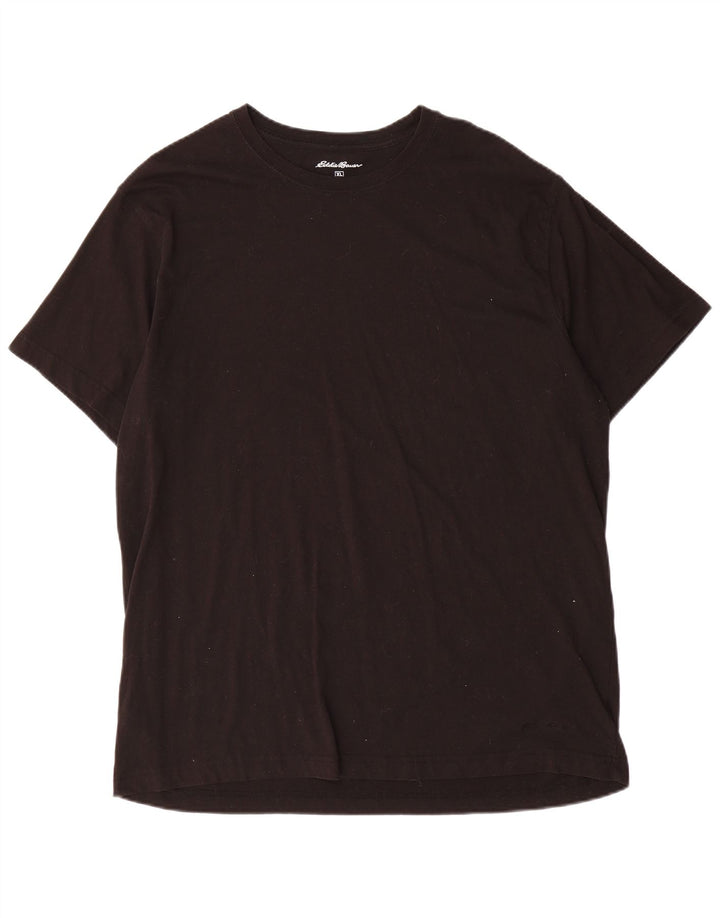 Camiseta masculina Eddie Bauer Top XL algodão preto