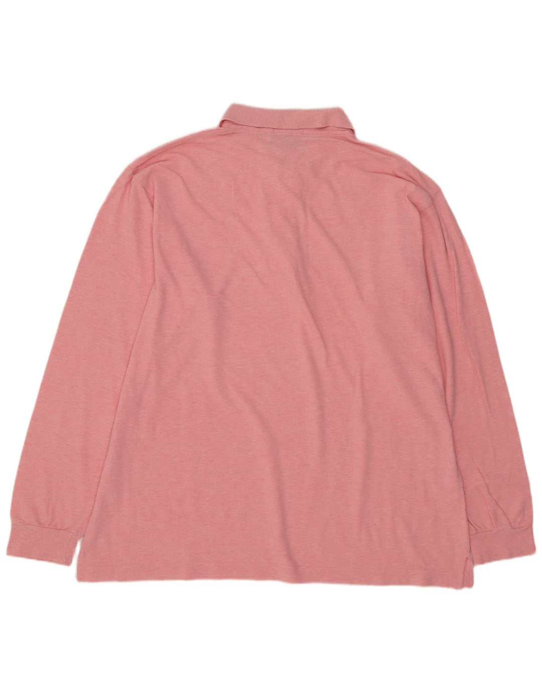 SERGIO TACCHINI Camisa polo masculina de manga comprida UE 52 grande rosa