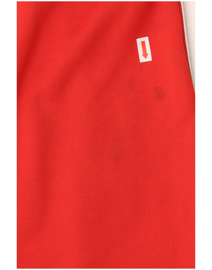 ADIDAS Mens Graphic Sport Shorts Pequeno Poliéster Vermelho