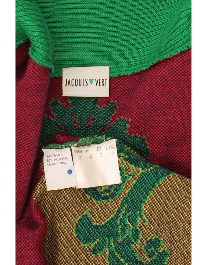Suéter cardigã feminino Jacques Vert Longline oversized UK 2 2XS verde