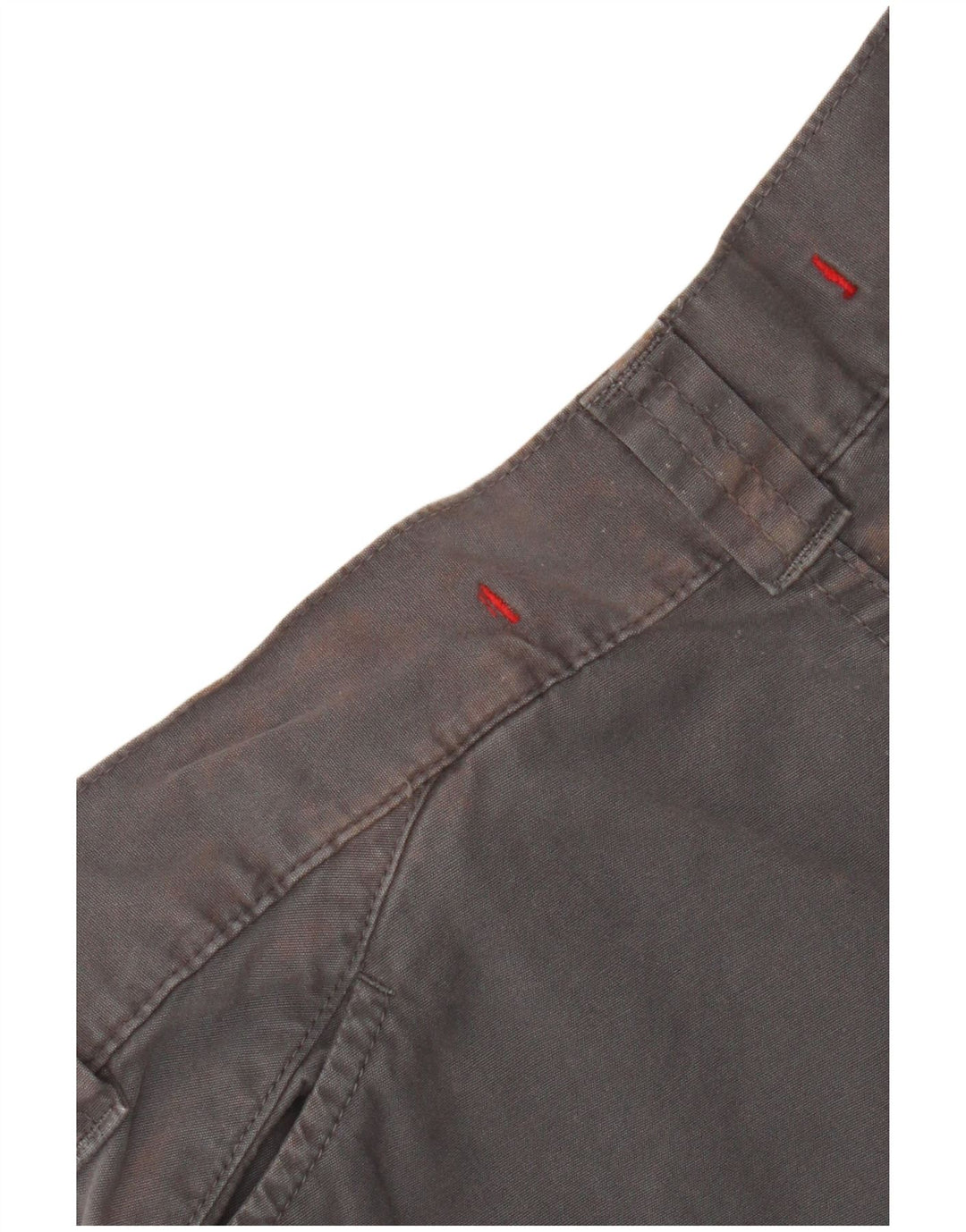 Calça cargo reta masculina Trussardi IT 48 médio W32 L32 cinza