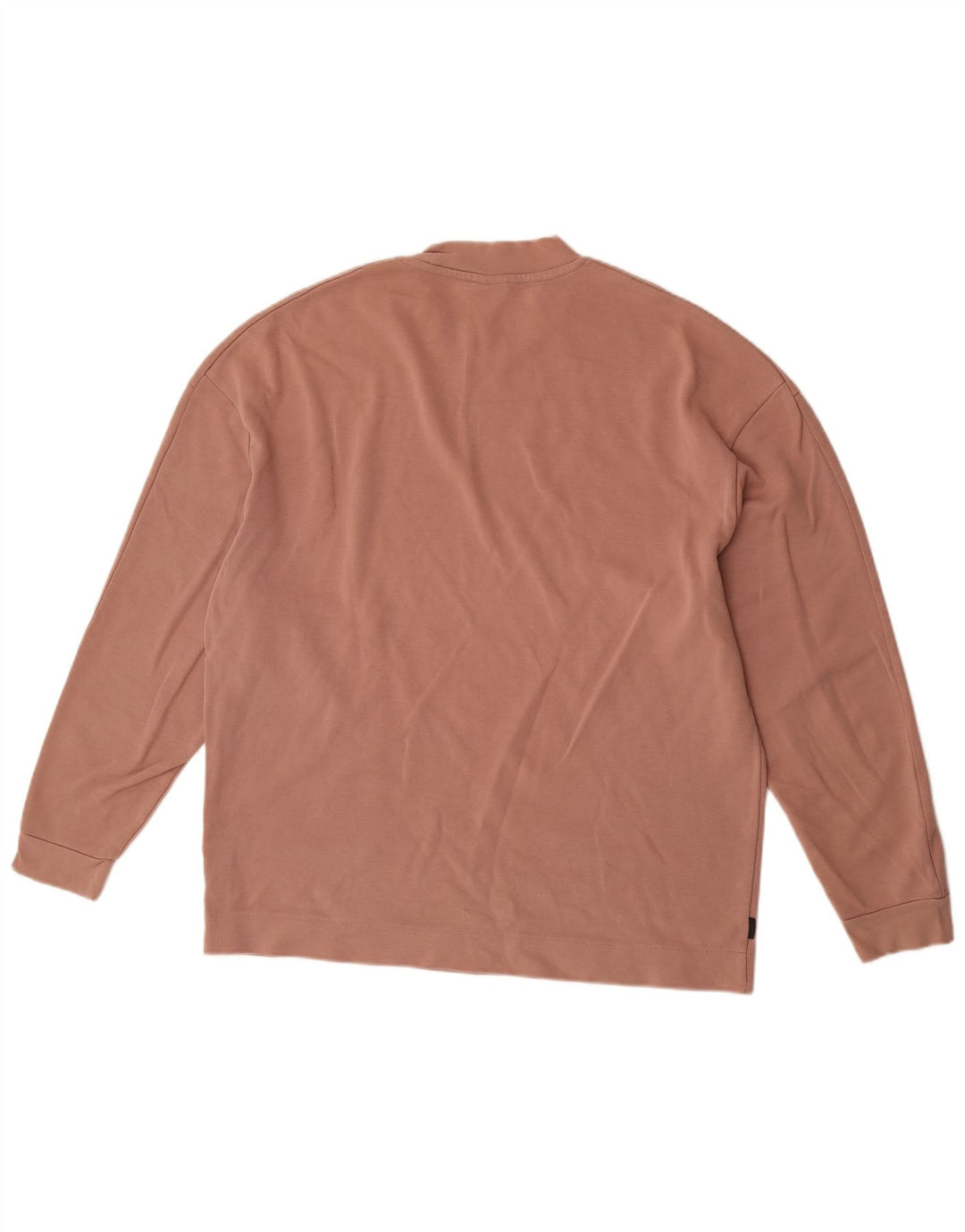 Zara Top masculino manga comprida grande marrom