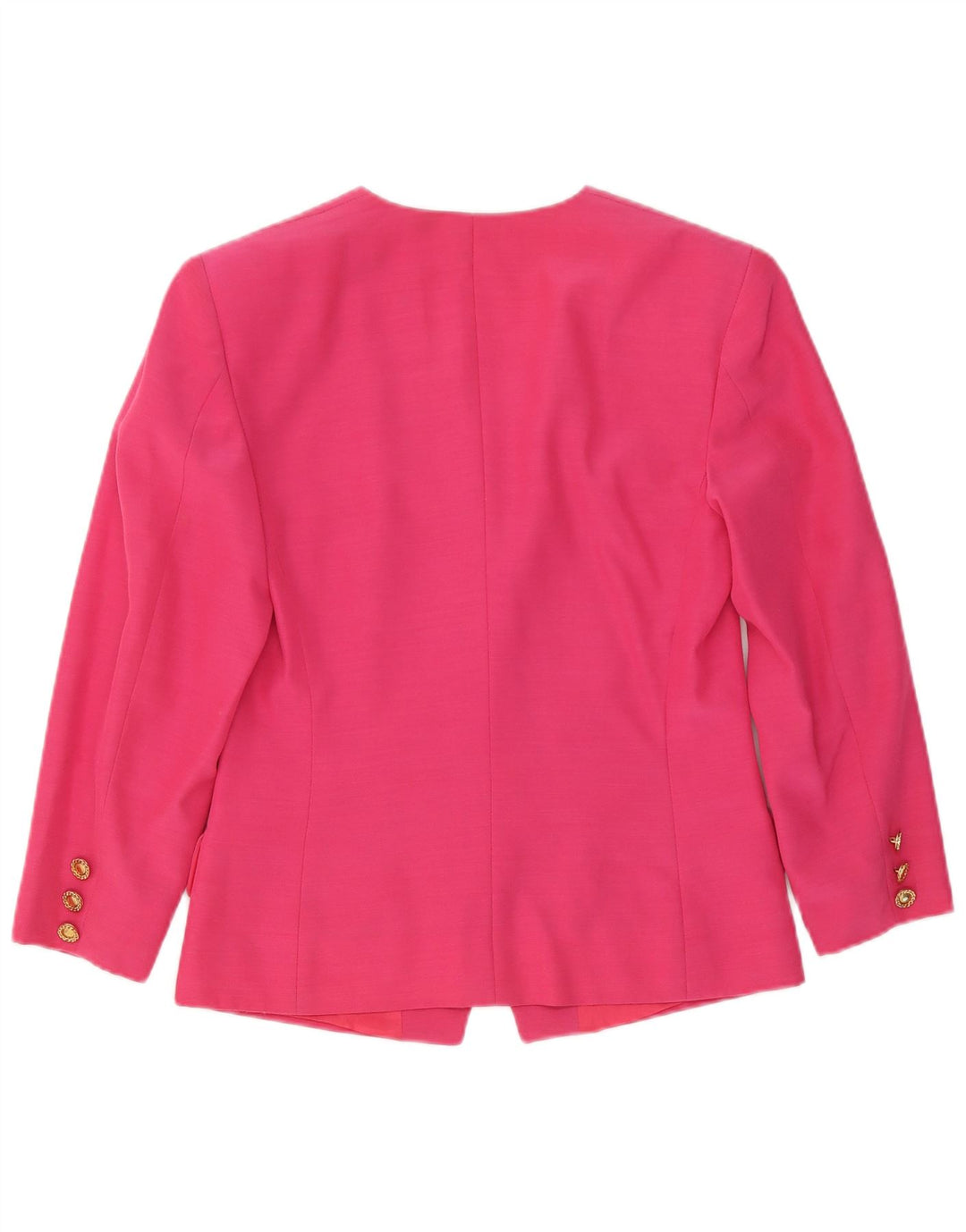 Jaqueta blazer feminina vintage com 4 botões IT 42 acetato rosa médio