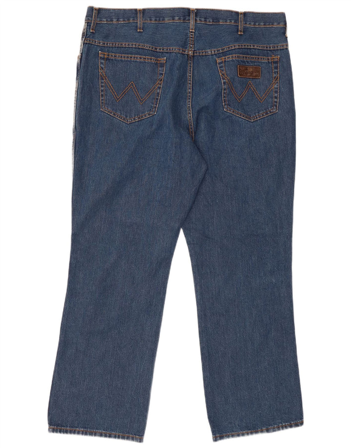 WRANGLER Masculino Ohio Straight Jeans W40 L30 Azul Algodão