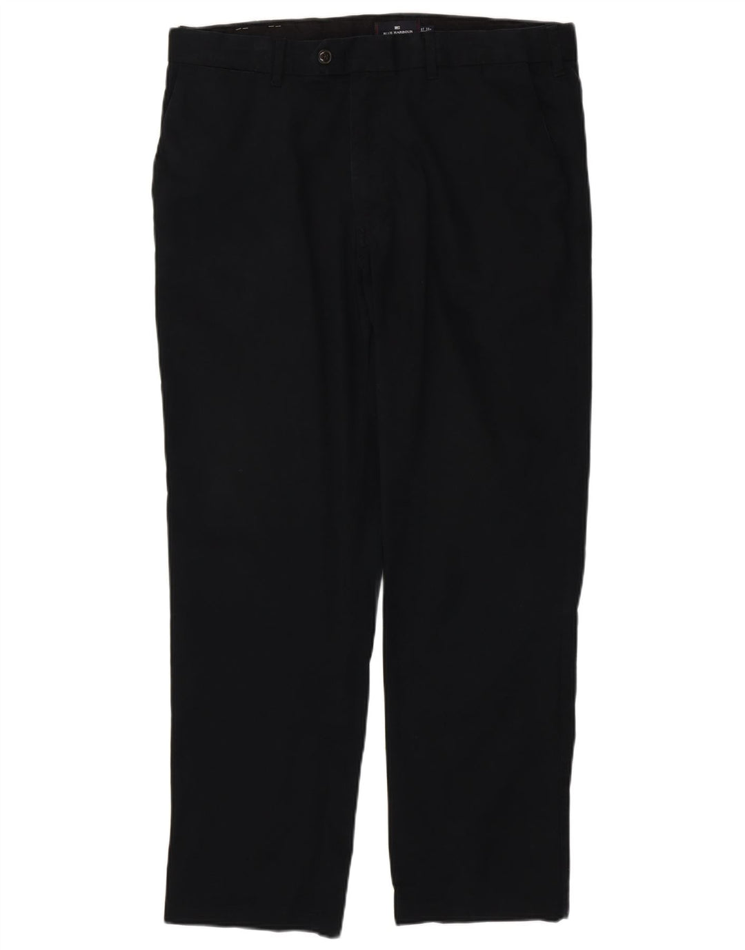 Calça chino reta masculina MARKS & SPENCER W38 L31 algodão preto
