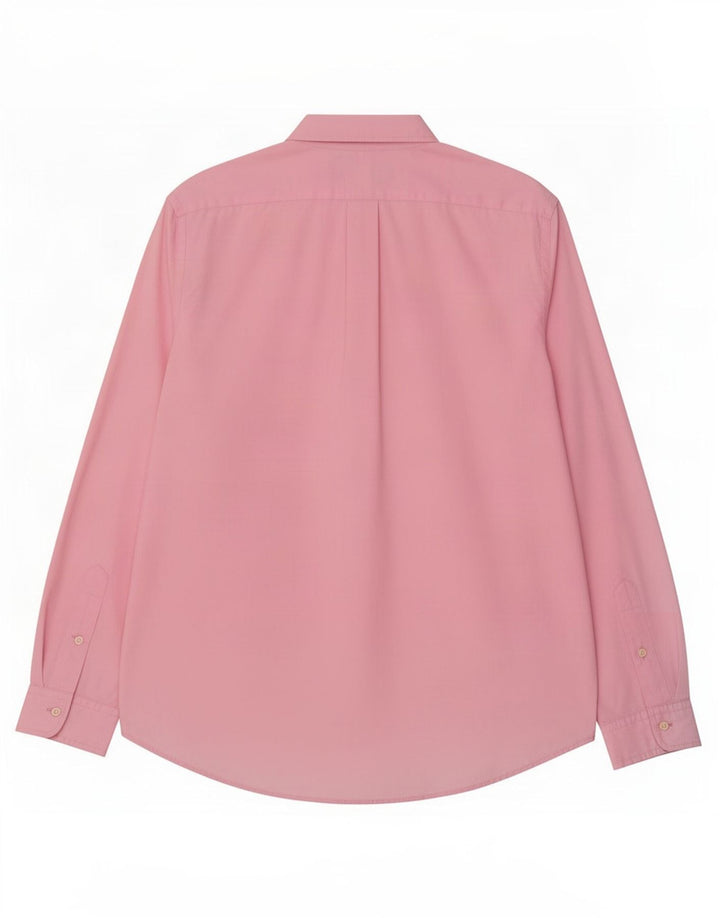 Camisa masculina Ralph Lauren grande algodão rosa