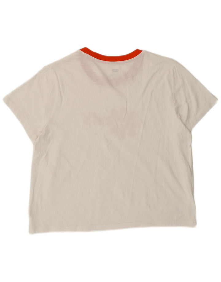 Camiseta Feminina Levi's com Estampa Gráfica UK 10 Pequena Branca