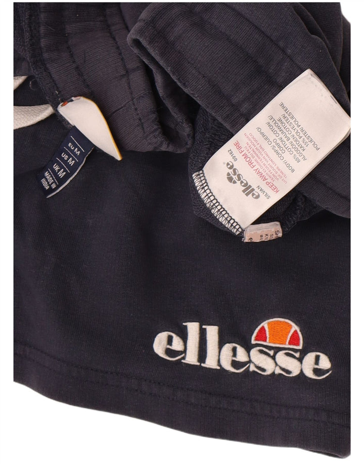 Ellesse Mens Sport Shorts Médio Azul Marinho Algodão