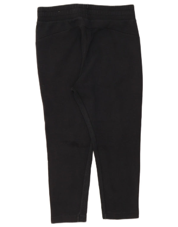 Calça esportiva feminina Puma Crop Joggers UK 14 grande algodão preto