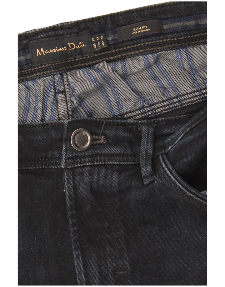 MASSIMO DUTTI Mens Jeans Slim W30 L34 Azul Marinho
