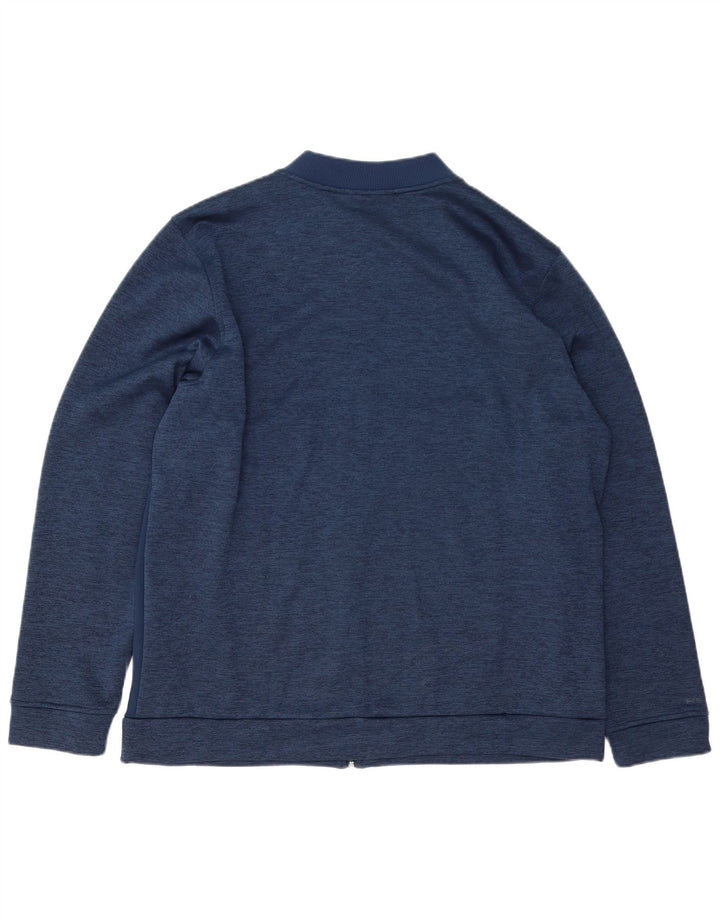 Under Armour Mens Cold Gear Fato de treino Top Jacket 2XL Poliéster azul marinho