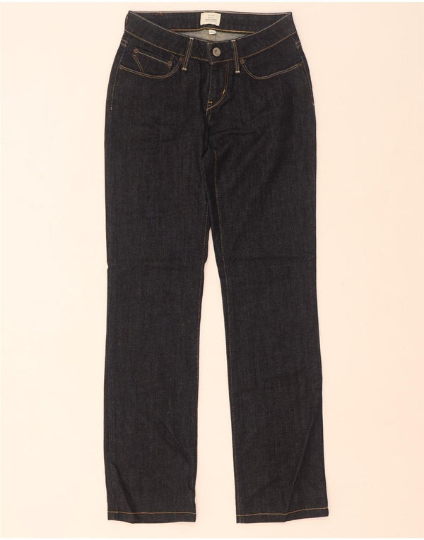 Jeans femininos Levi's Bold Curve Straight W25 L32 algodão preto