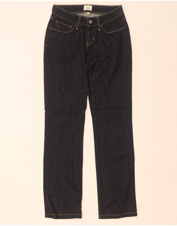 Jeans femininos Levi's Bold Curve Straight W25 L32 algodão preto