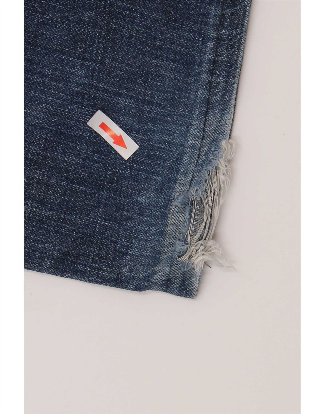 Calça jeans reta feminina Weird Fish W38 L27 algodão azul