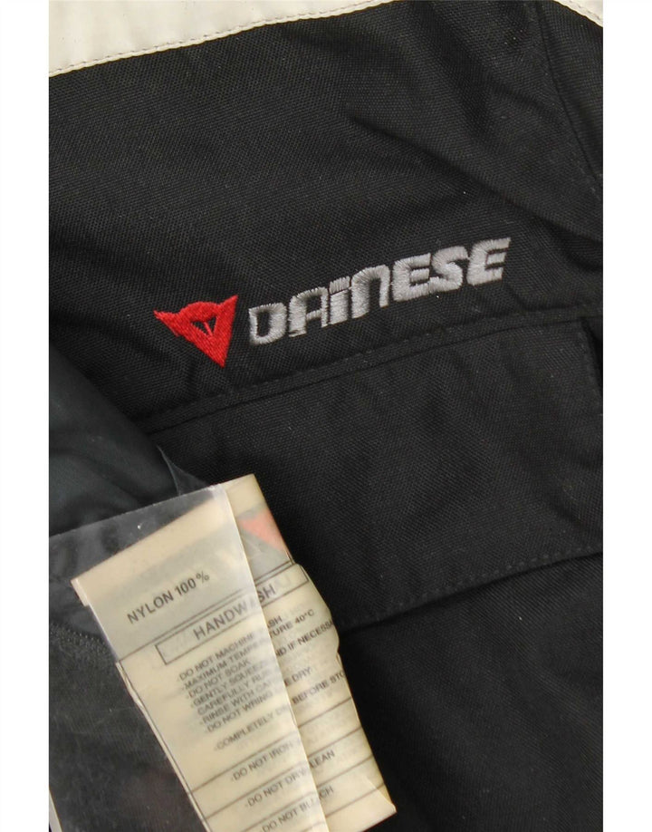 Jaqueta feminina Dainese Graphic Racer UK 12 médio preto colorblock nylon