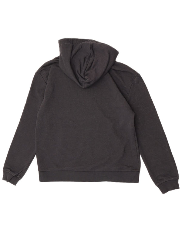 Fila feminino gráfico moletom com capuz UK 14 médio preto